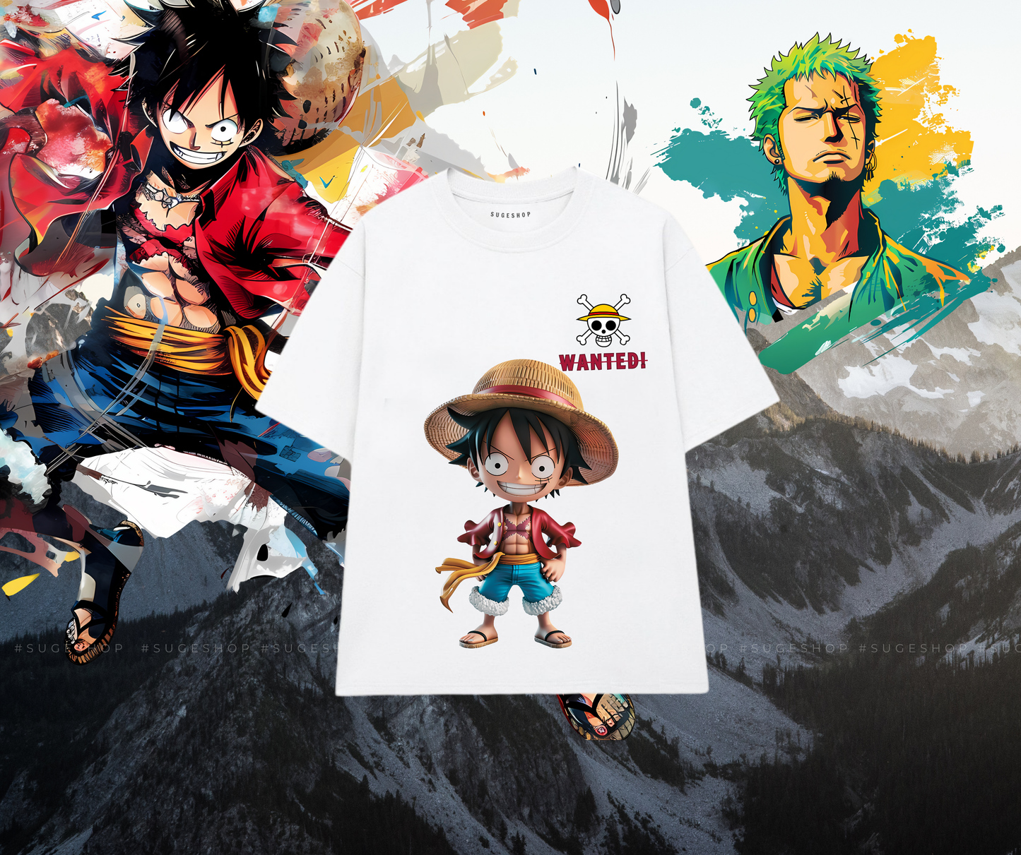 T-shirt MONKEY D.LUFFY - 001