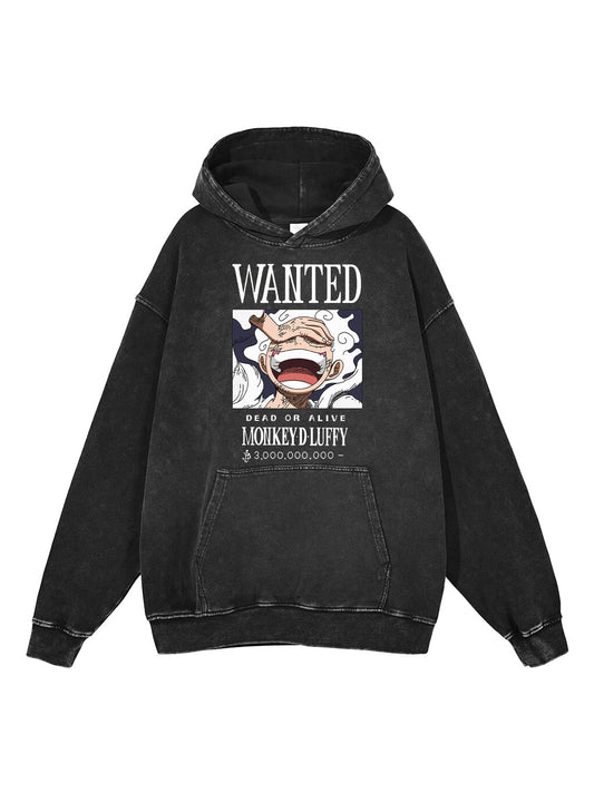 LUFFY GEAR 5 POSTER VINTAGE HOODIE