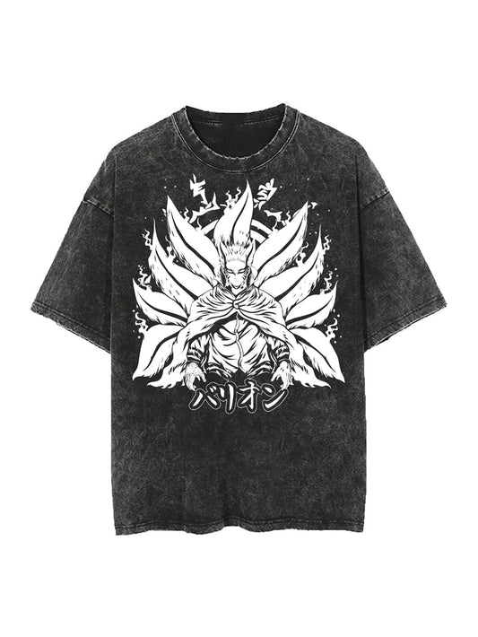 NINJA BARYON MODE VINTAGE OVERSIZE TEE