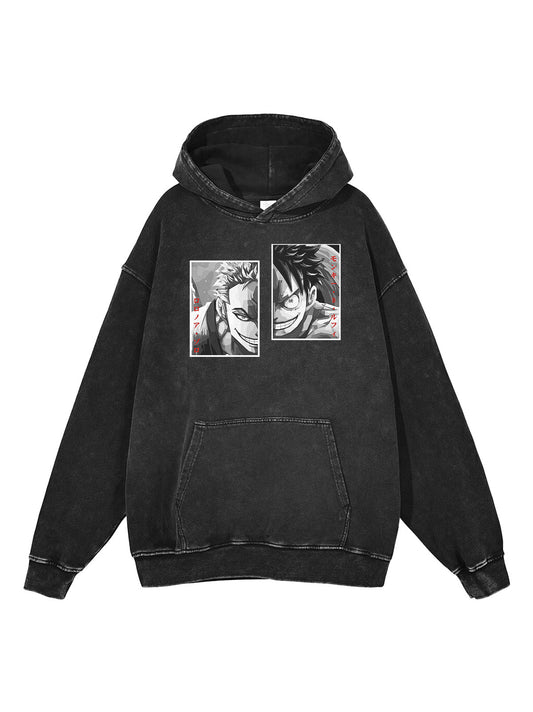 LUFFY X ZORO VINTAGE HOODIE