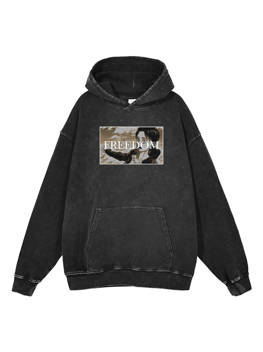 EREN FREEDOM VINTAGE HOODIE