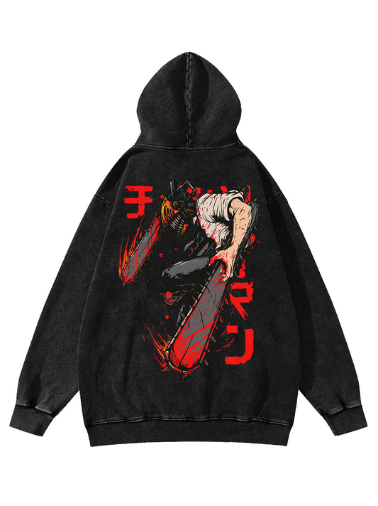 CHAINSAW MAN VINTAGE HOODIE