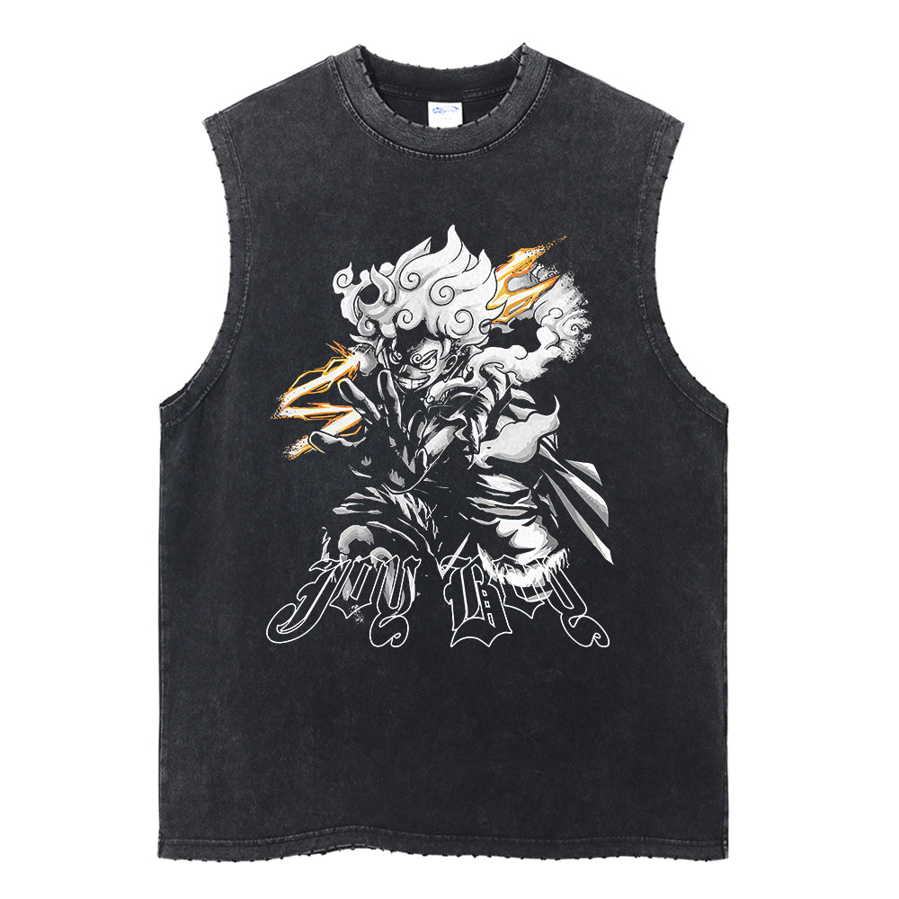 Sun God Vintage Washed Tank Top