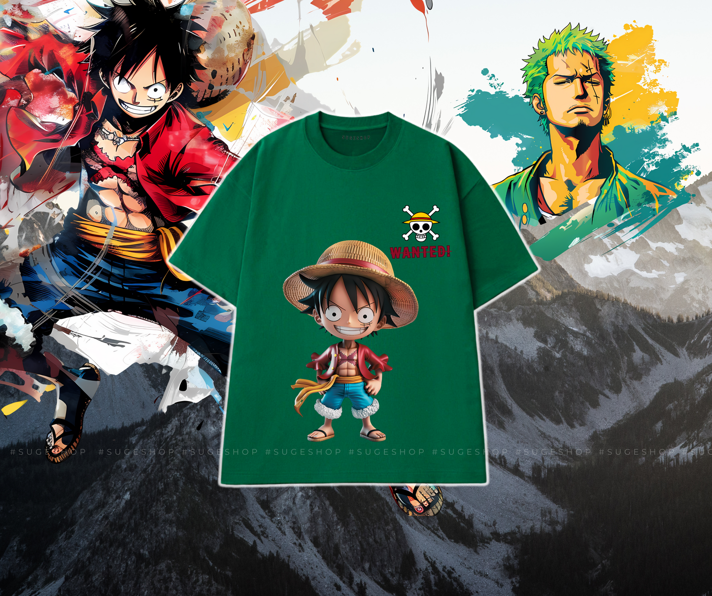 T-shirt MONKEY D.LUFFY - 001