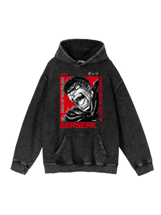 GUTS SCREAMING VINTAGE HOODIE