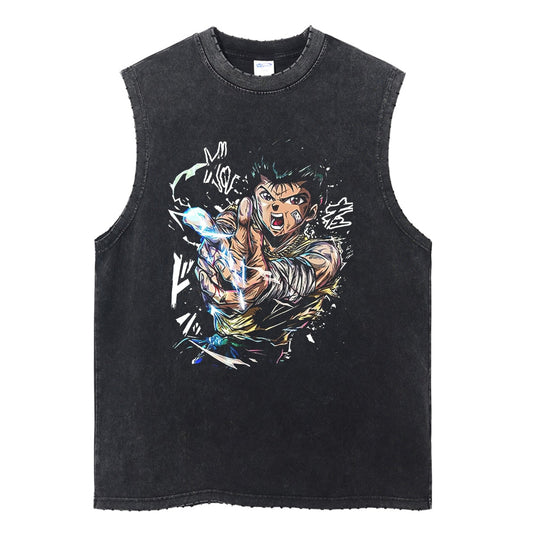 Yu Yu Hakusho Vintage Washed Tank Top