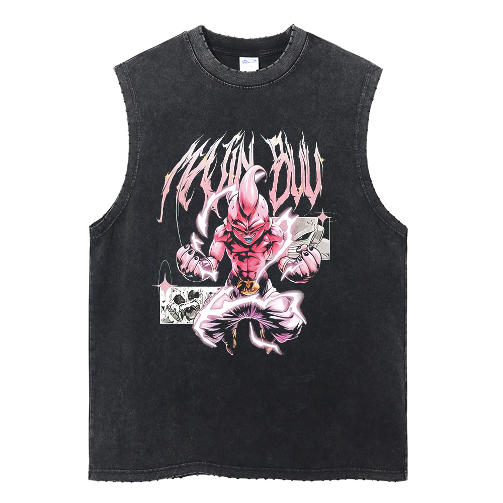 \Majin\" Vintage Washed Tank Top"