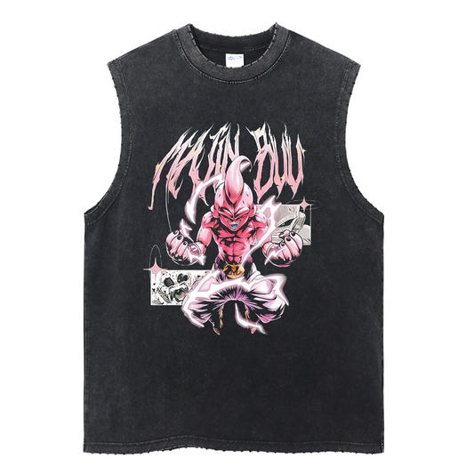 \Majin\" Vintage Washed Tank Top"