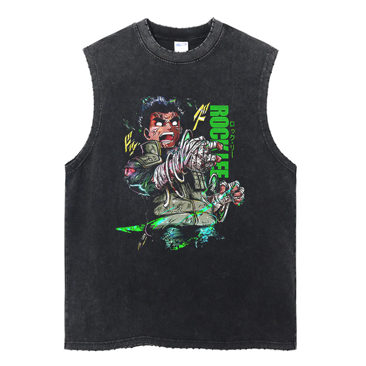 Rock Lee Vintage Washed Tank Top