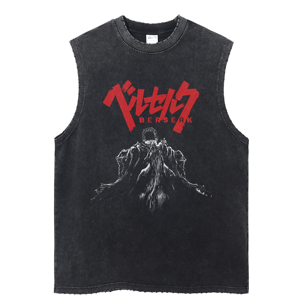 Berserk Guts Vintage Washed Tank Top