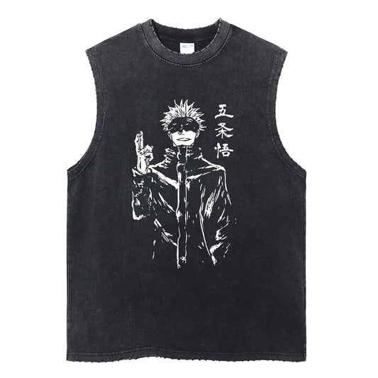 \Divine Sorcerer\" V2 Vintage Washed Tank Top"