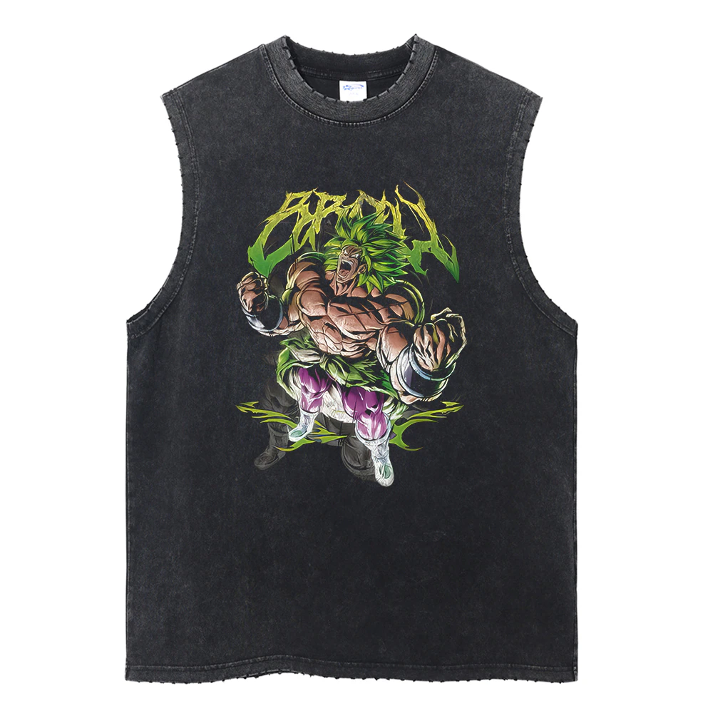 \Broly\" Vintage Washed Tank Top"