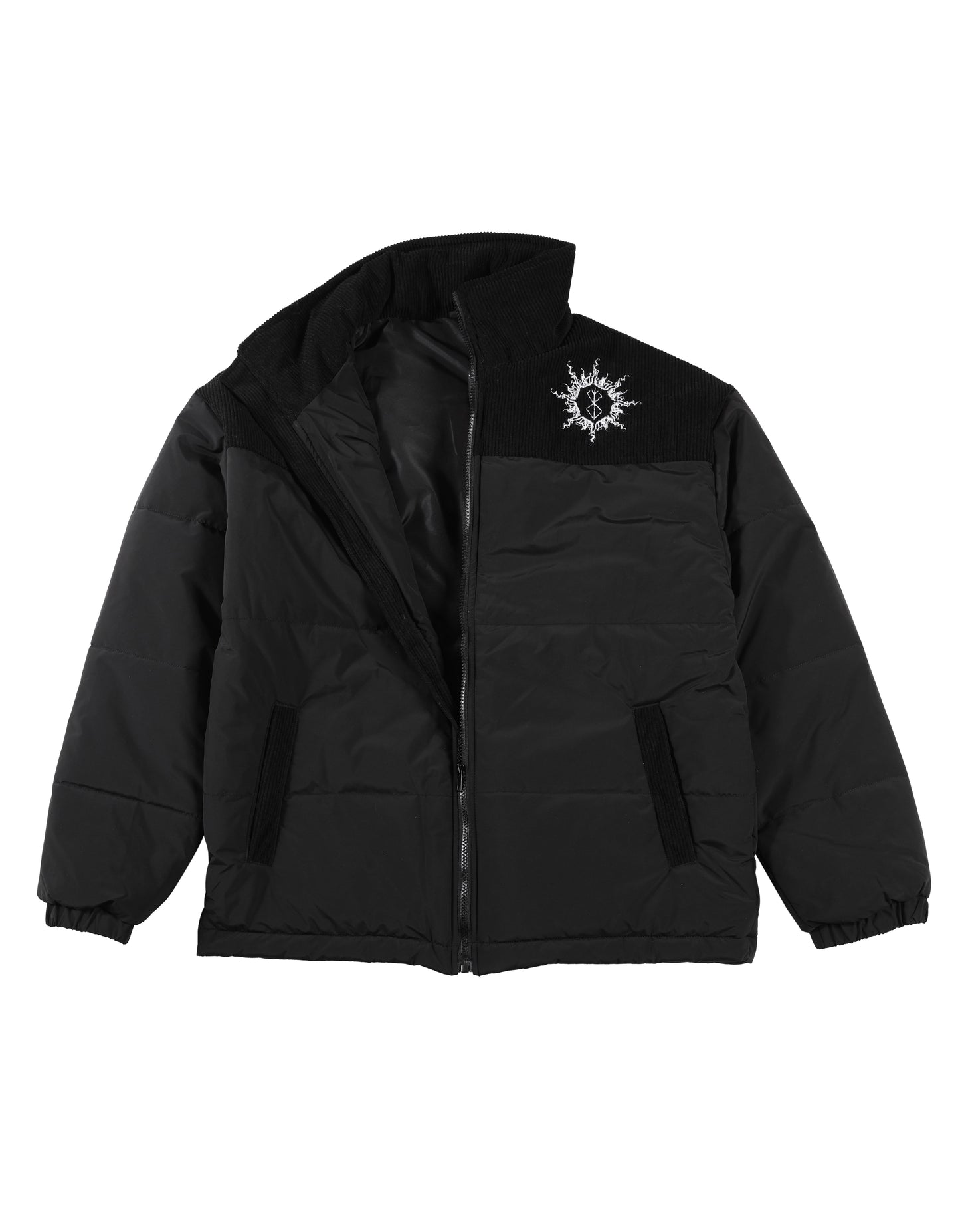 GUTS EMBROIDERY PUFFER JACKET