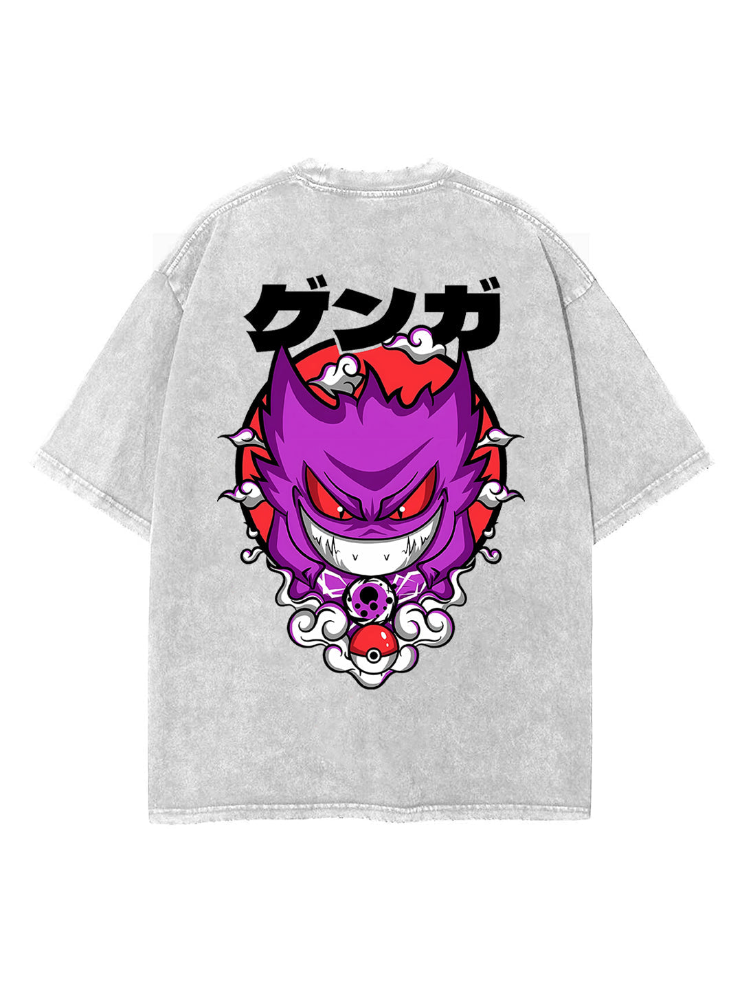 2-SIDED GENGAR VINTAGE OVERSIZE TEE