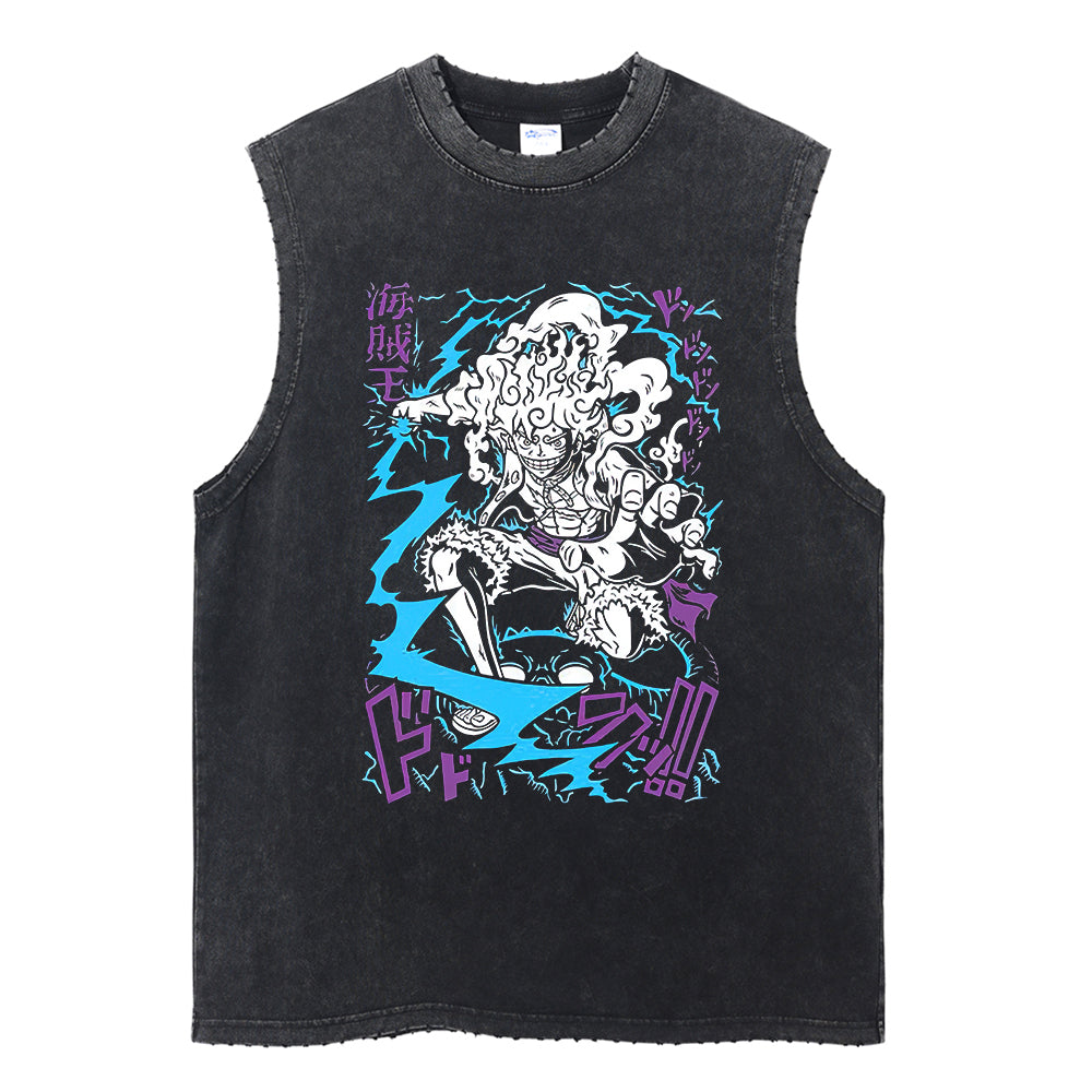 Sun God Vintage Washed Tank Top