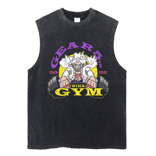 Nika Gym Vintage Washed Tank Top