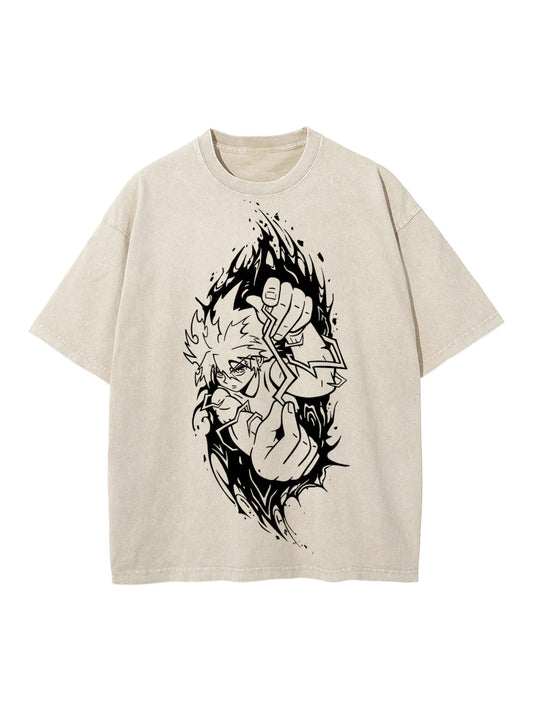 KILLUA BEIGE OVERSIZE TEE