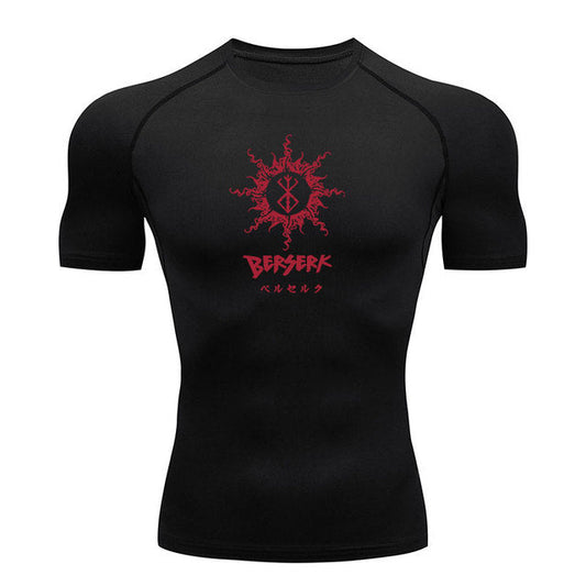 SCORCHING BRAND COMPRESSION SHORT SLEEVE